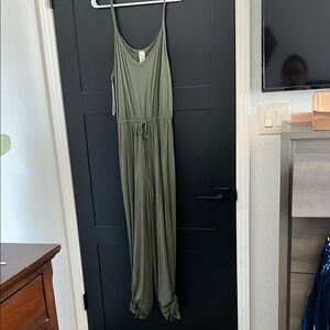 Olive Green Jumpsuit